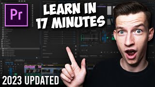 Premiere Pro Tutorial for Beginners 2023  Everything You NEED to KNOW UPDATED [upl. by Lyrradal921]