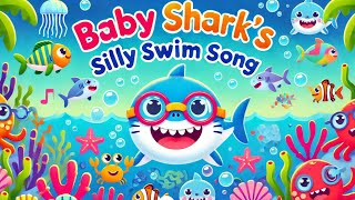 Baby Sharks Silly Swim Song  Happy Poems for Little Learners [upl. by Jones587]