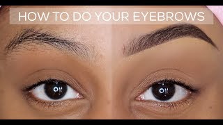 HOW TO QUICK AND EASY EYEBROW TUTORIAL  BEGINNER FRIENDLY  UPDATED BROW ROUTINE [upl. by Tonneson]