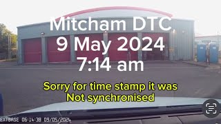 UK Driving Test Route Mitcham 9 May 2024 714am [upl. by Ehcram]