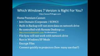 Which Windows 7 Version is Right for You [upl. by Refitsirhc904]