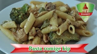 Koken met Mo Academy  Recept Pasta met romige kip [upl. by Garry]