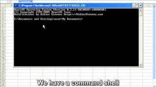 Excel with cmddll amp regeditdll [upl. by Doerrer72]