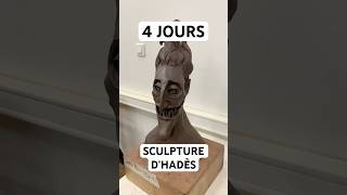 Sculpture Hadès  ta pref  art drawing modeling school sculpture disney disneyworld [upl. by Rebliw]