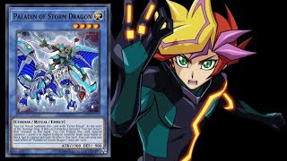 YuGiOh Duel Links  Playmaker Ritual Summons Paladin of Storm Dragon [upl. by Jabon]