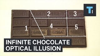 Viral Optical Illusion Creates Infinite Chocolate [upl. by Beckerman]