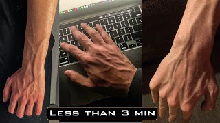 FASTEST Way to get Veiny Hands Permanently  step by step [upl. by Miett]