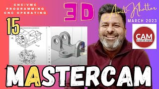 Mastercam 2024 Practice drawing no 15 Mastercam 2024 3d solid modelling beginners tutorial in hindi [upl. by Zeculon]