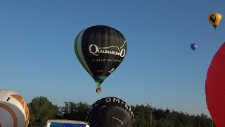 luchtballonnen klaarmaken en opstijgen in stekene op 30 juli 2024 [upl. by Nyleikcaj]