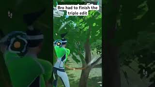 Bro had to finish the triple edit 🤣 shorts fortnite [upl. by Mcclish]