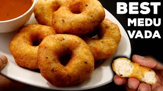 बादल जैसे हलके मेदू वडा बनाने का तरीका  super light medu sambar vada  cookingshooking [upl. by Pippo]