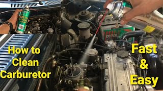 Basic carburetor cleaning using carburetor cleaner Kia prideFord festiva [upl. by Sixele]