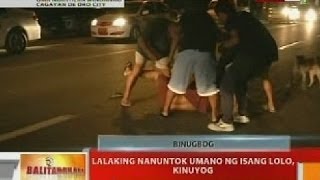 BT Lalaking nanuntok umano ng isang lolo kinuyog [upl. by Rutledge]