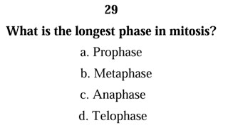 Understand MITOSIS with these 30 MCQS and answers [upl. by Nnylarak]