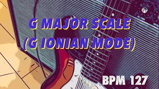 G IONIAN G MAJOR SCALE BACKING JAM TRACK [upl. by Ranit944]