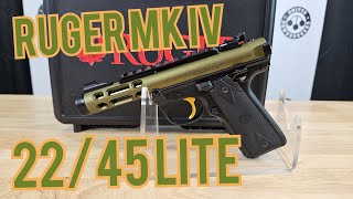 Ruger MKIV 2245 LITE OD Green with Gold Accents [upl. by Yerot46]