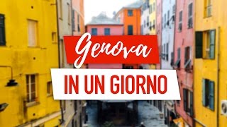 VISITARE GENOVA IN UN GIORNO Le 10 Cose da Vedere a Piedi in Un Giorno [upl. by Gerri]