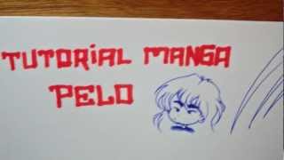 Dibujando Manga con Shukei 4 Pelo femenino y masculino [upl. by Bjork99]