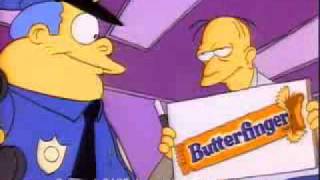 Simpsons Butterfinger mystery part 1 [upl. by Ziul]