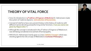 Aphorism 9  Vital Force  Organon of Medicine [upl. by Annael793]