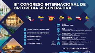 IIIº CONGRESO INTERNACIONAL DE ORTOPEDIA REGENERATIVA [upl. by Odiug]