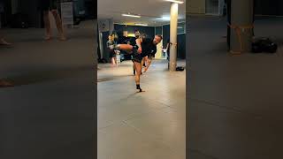 Learn a spinningbackkick in 5MIN  martialarts mma kickboxing combatsport train shorts [upl. by Enitsej154]