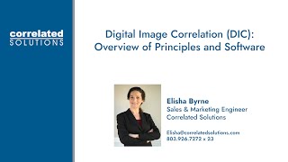 Digital Image Correlation DIC Overview of Principles and Software [upl. by Darya983]