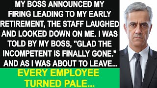 My boss announced my early retirement As I was about to leave everyone turned pale [upl. by Poock]