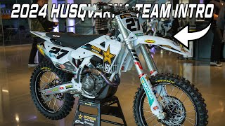 Hear From The 2024 Husqvarna Factory Racing Team🗣️  Cycle News [upl. by Anaeirb425]