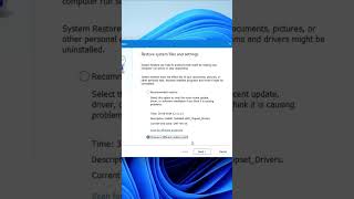 How to run System restore in Windows 11 tips tricks windows11 shortsviral systemrestore [upl. by Ycniuqal]