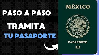 pasaporte mexicano paso a paso 2024 donde debo sacar la cita y realizar el pago SRE [upl. by Ayamat]