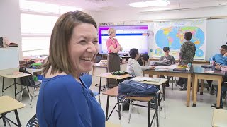 Teacher of the Month Amanda Bearden at Northgate Middle School [upl. by Asiled637]