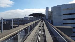 San Francisco Airport Airtrain Red Line Almost Round Trip [upl. by Elliot872]