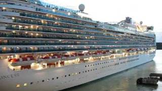 Emerald Princess cruise ship at Tortola [upl. by Otrevogir]