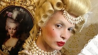 Marie Antoinette MakeUp  Baroque MakeUp Hairstyle and Costume [upl. by Yddet274]