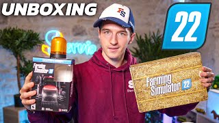 UNBOXING DU PACK COLLECTOR DE FARMING SIMULATOR 22 Test Gyrophare [upl. by Larkin]