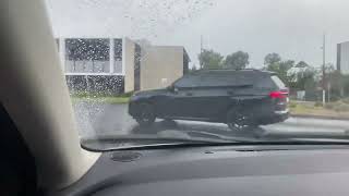 A bit of rain Driving clip Bundoora Melbourne [upl. by Mitch824]