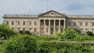 Widener Mansion  Lynnewood Hall street view Elkins Park PA [upl. by Gretel]