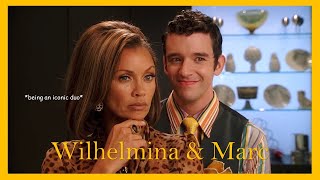 Wilhelmina amp Marc Best Moments  Ugly Betty Seasons 12 [upl. by Adeehsar]