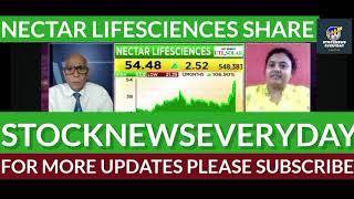 nectar lifesciences share latest news today [upl. by Haidedej827]