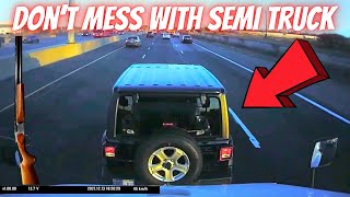 BEST OF SEMITRUCKS ROAD RAGE 2023 [upl. by Merritt]