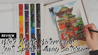 Review  White Nights Watercolour  feat The Spirited Away Bathhouse [upl. by Ahsahtan]