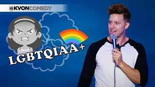 LGBTQiAA Lady Gets Mad At Comedian Kvon laughs [upl. by Delfeena]