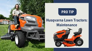 Husqvarna Lawn Tractors Maintenance [upl. by Ordnasela735]