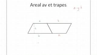 Areal av et trapes [upl. by Lalat]