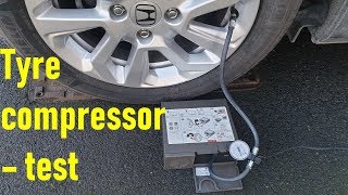 Tyre compressor  test [upl. by Sanson928]