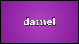 Darnel Meaning [upl. by Chinua]