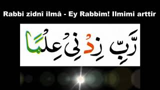 99 defa Rabbi Zidni İlma  Rabbim İlmimi Artır [upl. by Jolie]