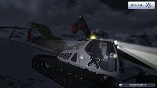 Driving the New Prinoth leitwolf X W  Ski Region Simulator 2012 [upl. by Crandell]