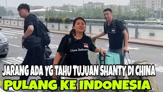 MASYA ALLAH  TERNYATA INI TUJUAN SHANTY amp KELUARGA PULANG KE INDONESIA  SHANTY DI CHINA TERBARU [upl. by Anialad754]